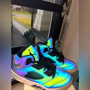 WOMENS AIR JORDAN 5 RETRO 'OIL GREY'